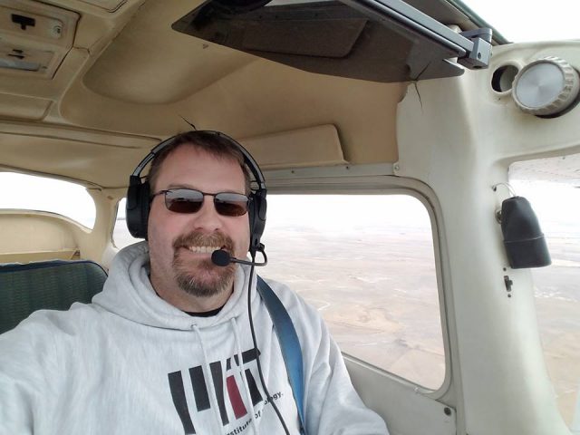 As his sister Sarah’s friend Nikki said of this photo: “he looks so relaxed.” Becoming a pilot was a dream come true. He...