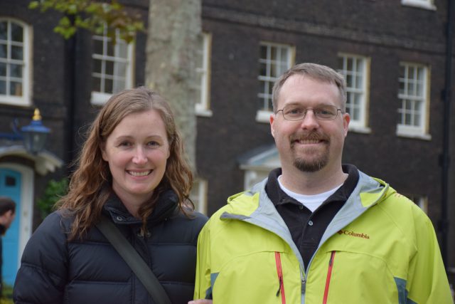 London in November of 2014 Eric and his sister Sarah Magdalene Mudama Huber