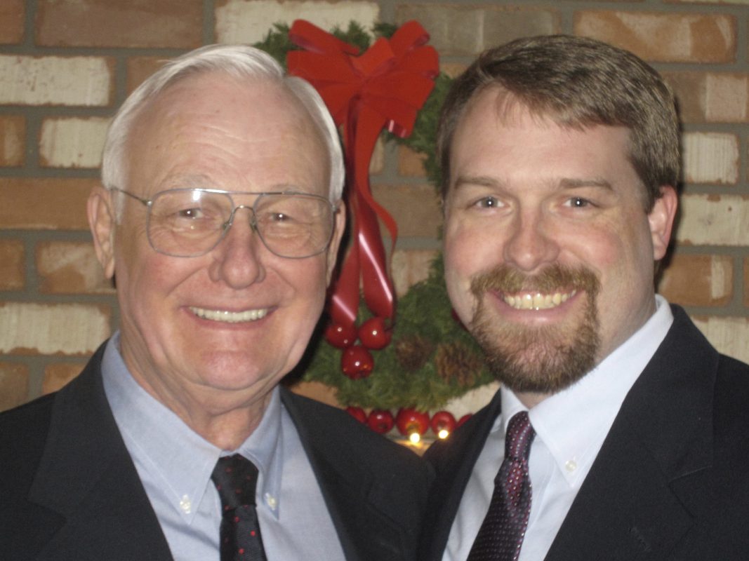 This is one of my favorite photos of my two Erics, father and son, taken in Dec 2009.